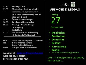 jhäk årsmöte 2016 flyer